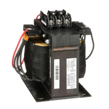 Schneider Electric Control Transformer; 1000 VA; 208V/360V/416V/520V; 220V/380V/440V/550V; 230V/400V/460V/575V; 240V/416V/480V/600V Primary; 85V/104V/115V; 90V/110V/120V; 95V/115V/125V; 99V/120V/130V Secondary; Single-Phase; Primary &plus; Secondary Fusing